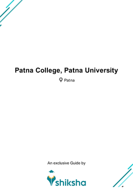 Patna College, Patna University