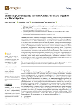 False Data Injection and Its Mitigation