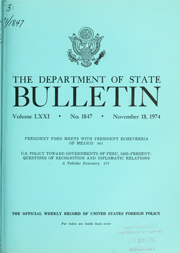 Department of State Bulletin