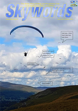 The Dales Hang Gliding and Paragliding Club CLUB RADIO FREQUENCY 143.850Mhz