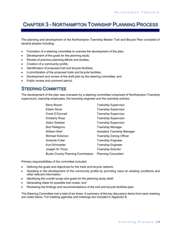 Chapter 3 Northampton Township Planning Process