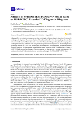 Analysis of Multiple Shell Planetary Nebulae Based on HST/WFPC2 Extended 2D Diagnostic Diagrams