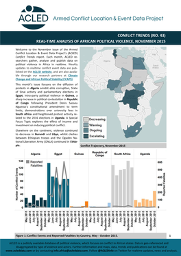 Conflict Trends (No 43): Real Time Analysis of African Political Violence, November 2015