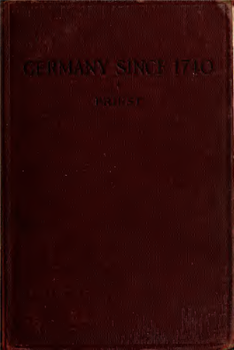 Germany Since 1740