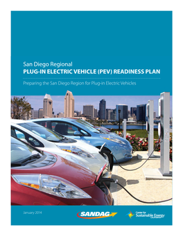 San Diego Regional PLUG-IN ELECTRIC VEHICLE (PEV) READINESS PLAN