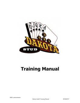 Dakota Stud® Training Manual R20040507