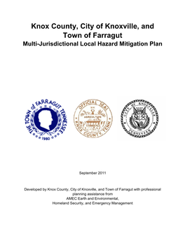 County, City of Knoxville, and Town of Farragut Multi-Jurisdictional Local Hazard Mitigation Plan
