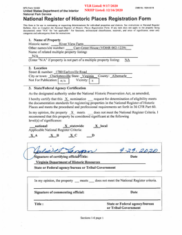 National Register of Historic Places Registration Form