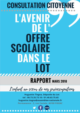 L'avenir De L'offre Scolaire Dans Le