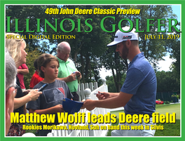 Matthew Wolff Leads Deere Field