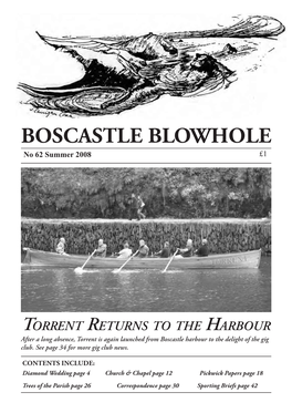 BOSCASTLE BLOWHOLE No 62 Summer 2008 £1