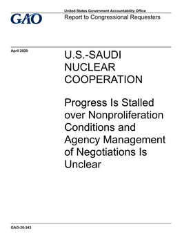 Saudi Nuclear Cooperation