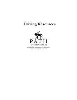 Driving Resources