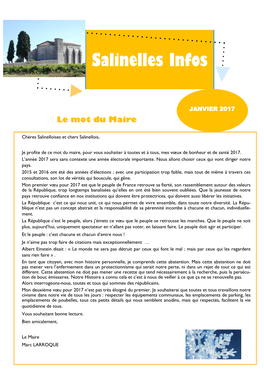 Salinelles Infos