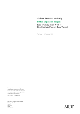 National Transport Authority DART Expansion Project Four Tracking from West of Hazelhatch to Phoenix Park Tunnel