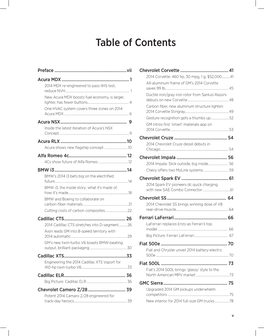 Table of Contents