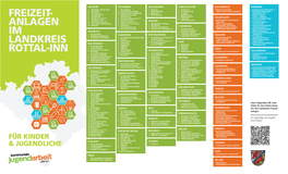 Freizeitanlagen- & Spielplatzflyer Für Rottal-Inn