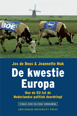 * Omslag De Kwestie Europa:DEF 28-04-2009 11:16 Pagina 1