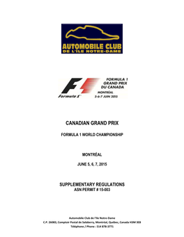 Canadian Grand Prix