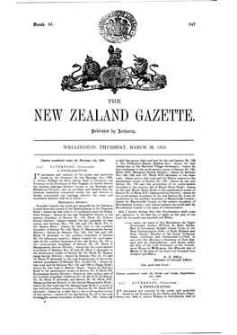 New Zealand Gazette