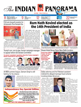 Ram Nath Kovind Elected As the 14Th President of India