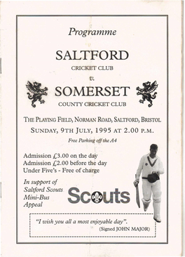 SALTFORD CRICKET CLUB I V