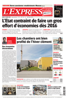 Les Chantiers Ont Bien Profité De L'hiver Clément