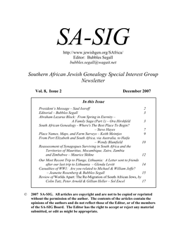 SA-SIG-Newsletter June 2005