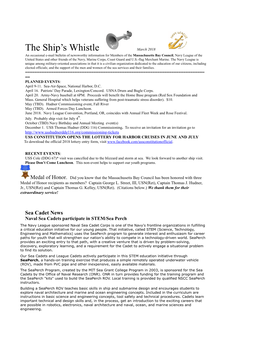 The Ship's Whistle Mar 2018.Docx