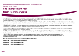 Site Improvement Plan North Pennines Group
