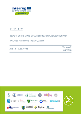 Report on the State of Current National Legislation And