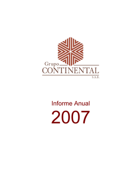 Informe Anual 2007