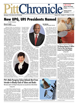 New UPG, UPJ Presidents Named Ge M R