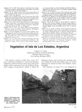 Vegetation of Isla De Los Estados, Argentina