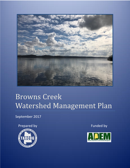 Browns Creek Watershed Management Plan