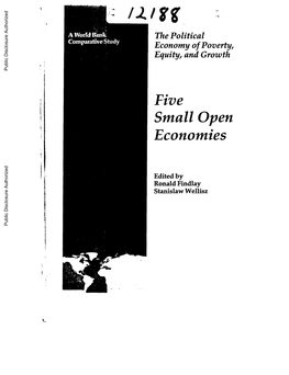 The Political Comparativestudy Economy of Poverty, Equity, and Growth Public Disclosure Authorized