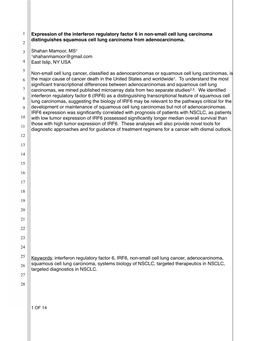 Interferon Regulatory Factor 6 (IRF6)