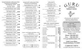 View Our Menu (PDF)