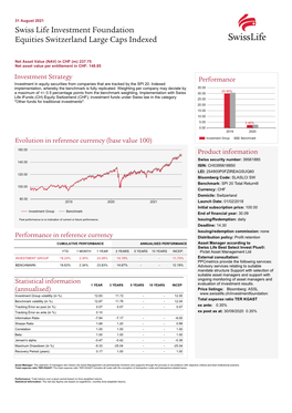 Equities Switzerland Large Caps Indexed