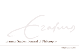 Erasmus Student Journal of Philosophy