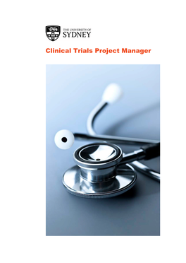 Clinical Trials Project Manager Reports To