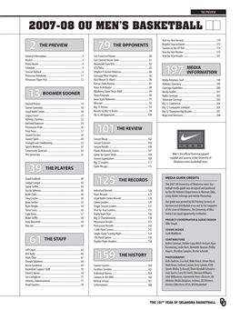 2007-08 Ou Men's Basketball