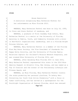 Hr9065-00 Page 1 of 2 House Resolution 1 A