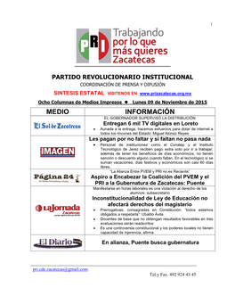 Partido Revolucionario Institucional