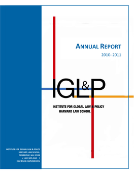 2010-2011 Annual Report