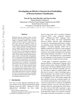 Investigating an Effective Character-Level Embedding In