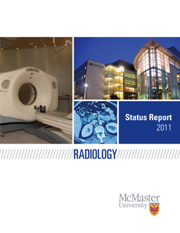 Department of Radiology Status Report 2011