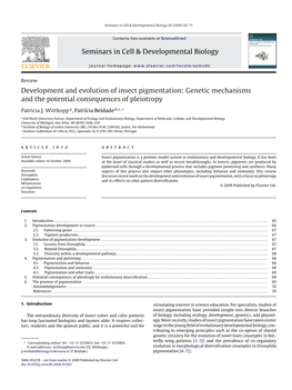 Seminars in Cell & Developmental Biology