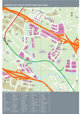 Jurong East, Bukit Batok and Toh Guan Alexand 1 B C D 2 B C D 1 2