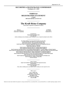 The Kraft Heinz Company (Exact Name of Registrant As Specified in Its Charter)